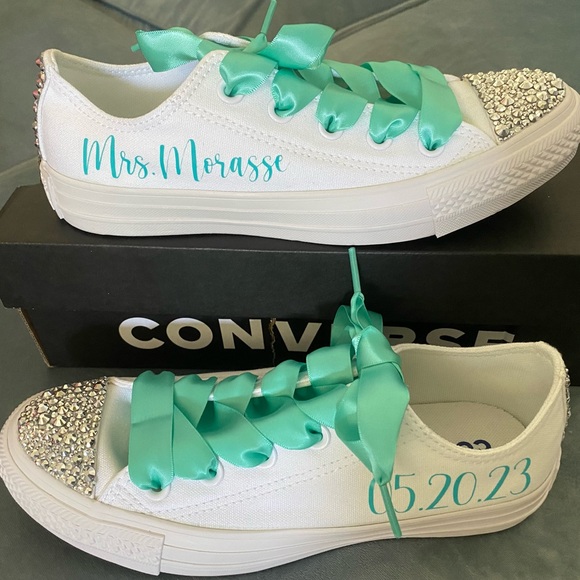 Custom Wedding day converse - Picture 5 of 5